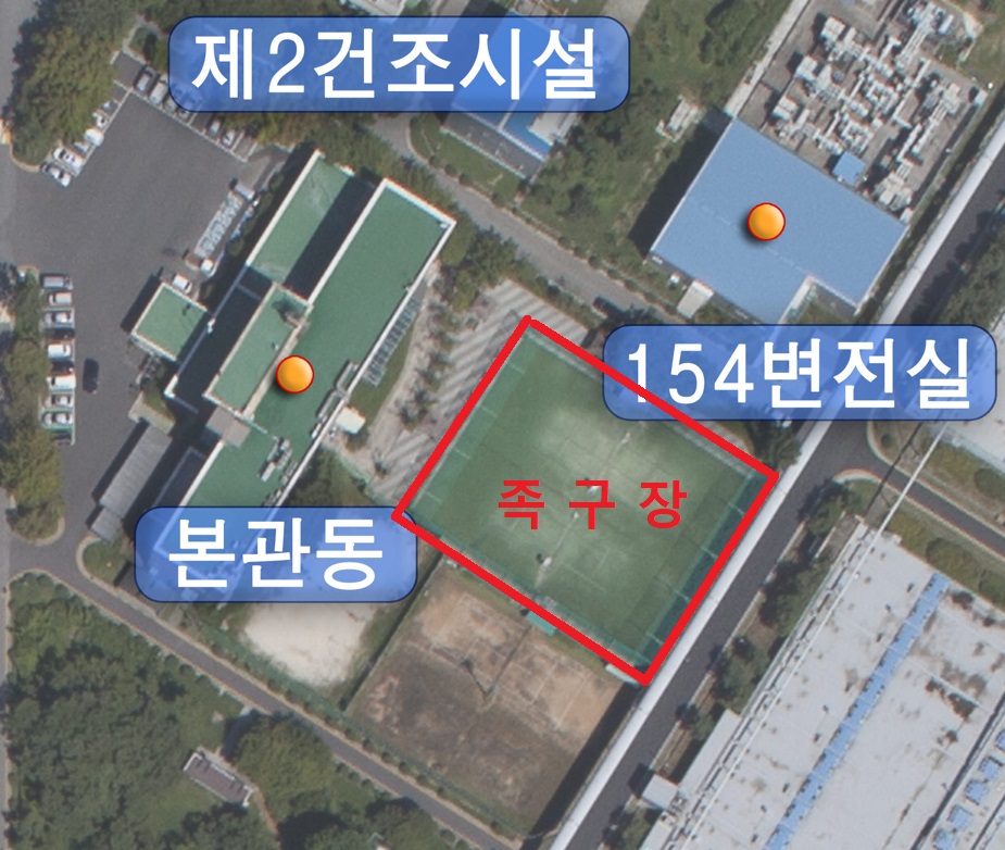 중랑물재생센터 족구장의 지도 이미지
