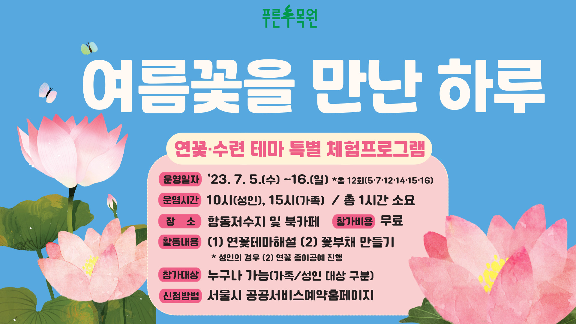 여름꽃을 만난 하루