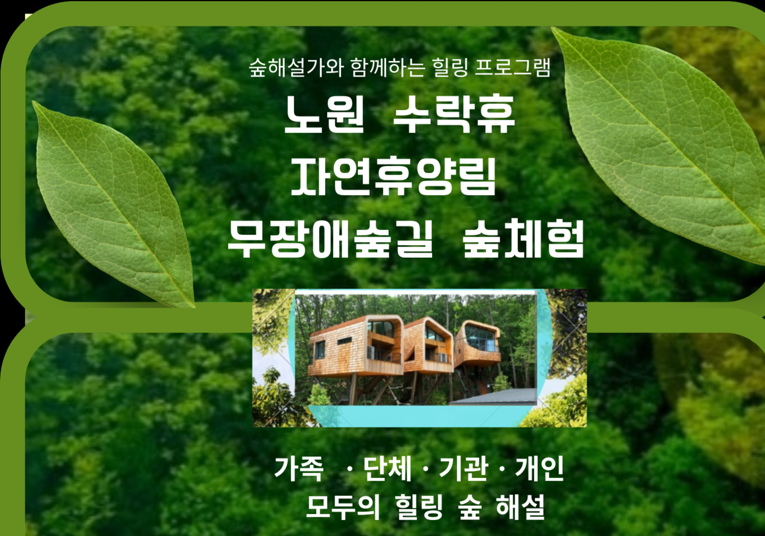 노원 수락휴  무장애 숲길체험 