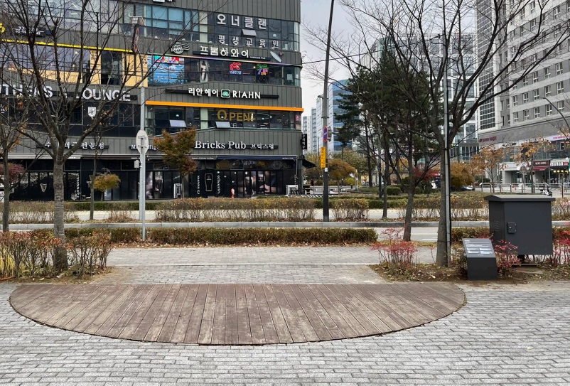 마곡문화거리 버스킹존 1 스페이스K 앞 공연 장소