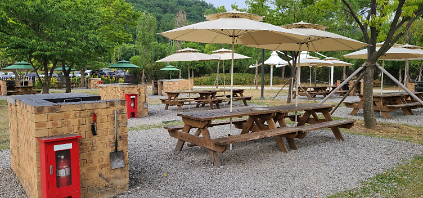 1244월 바비큐존(8인용, 1차:11시~16시) 26년 한강공원 난지캠핑장 사진