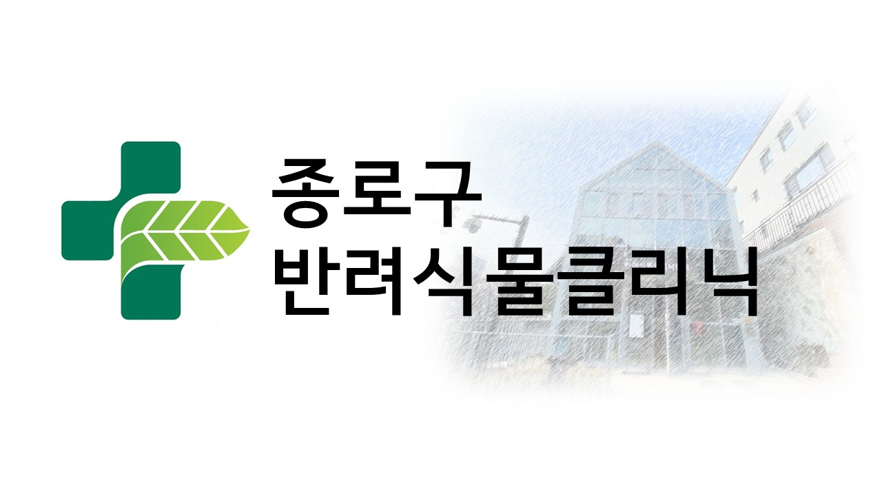 종로구 반려식물클리닉 방문예약 
