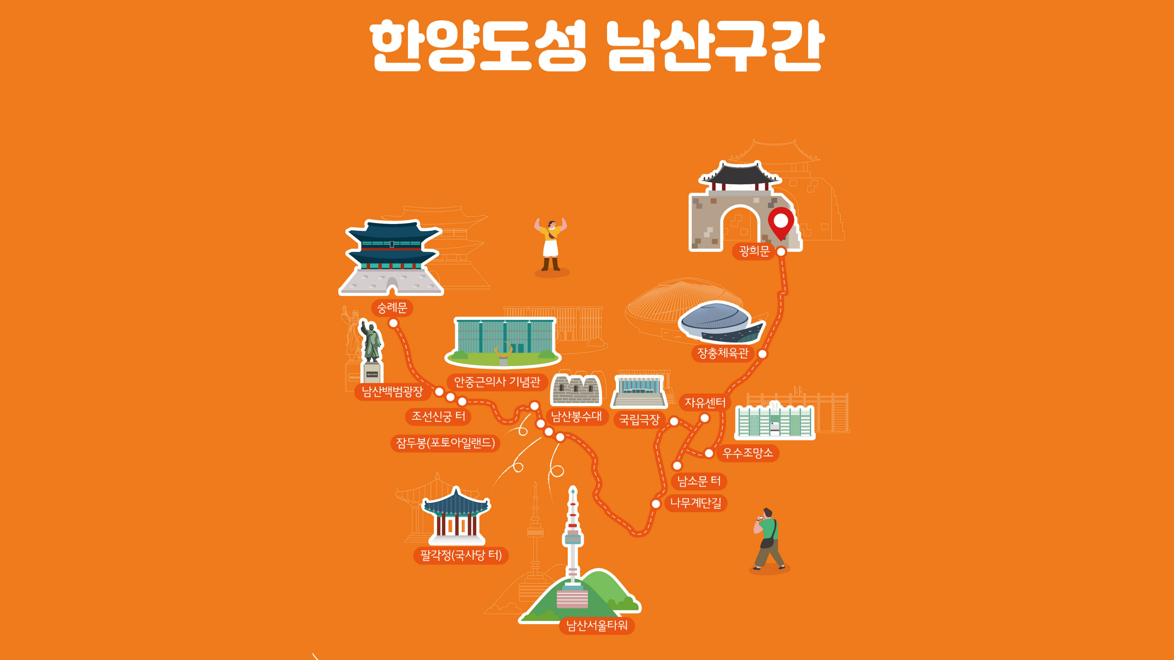 한양도성 남산구간(중구 도보관광 프로그램)