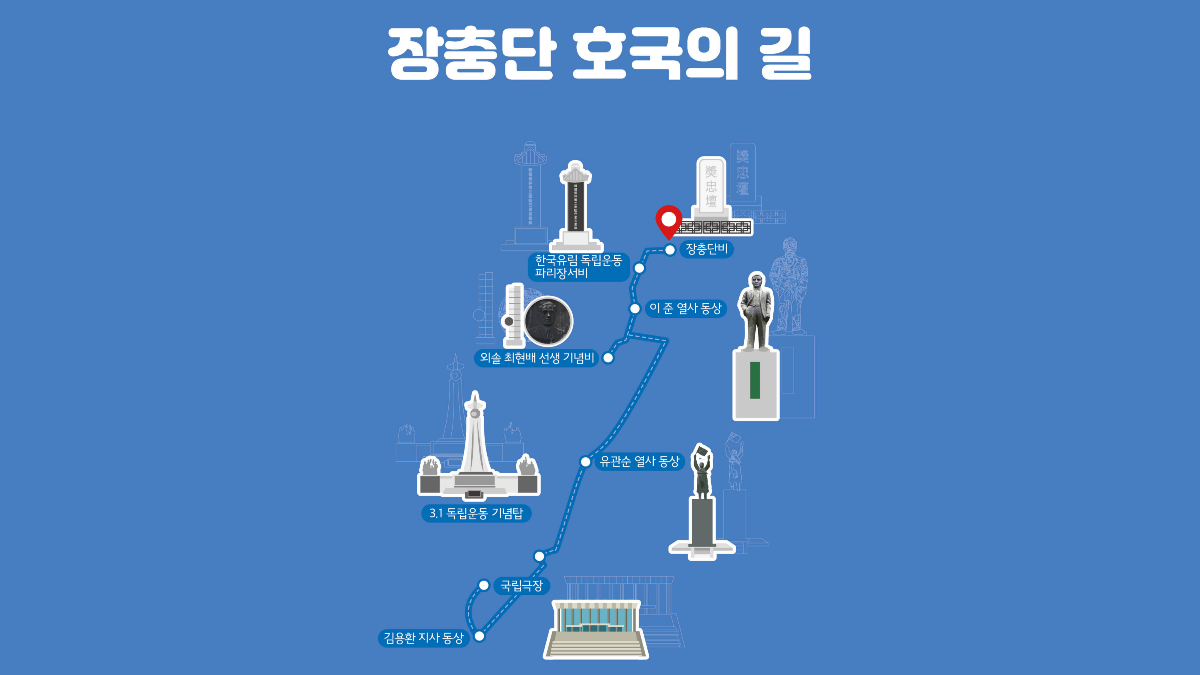 장충단 호국의 길(중구 도보관광 프로그램)