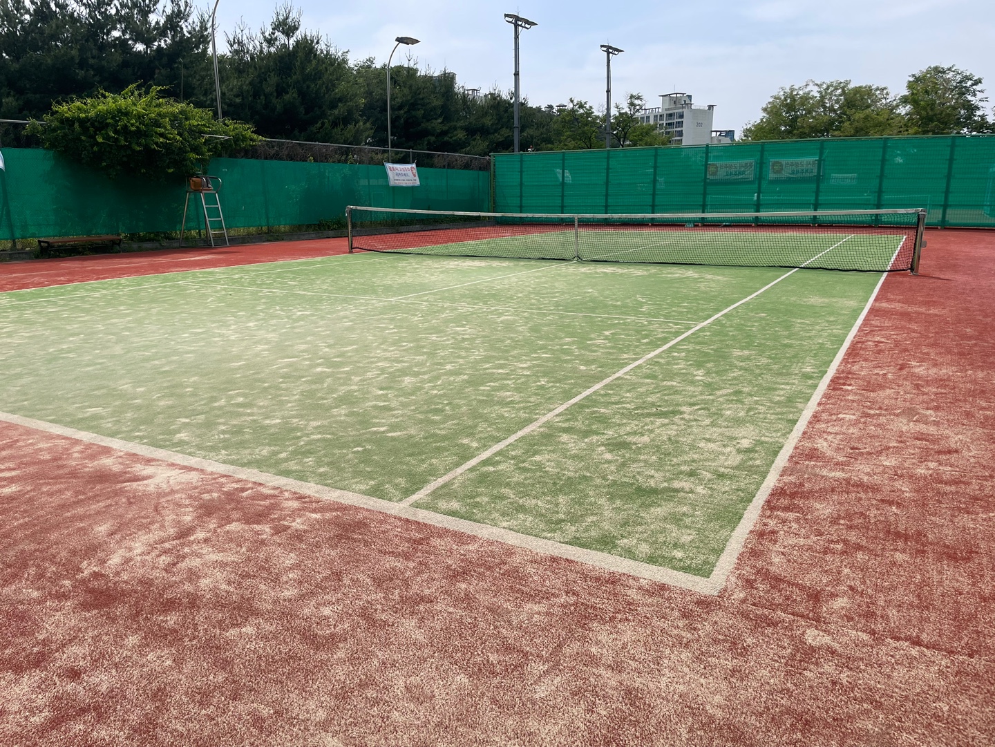 홍은테니스장 평일 주간 4월1일~15일