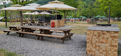 1245월 바비큐존(12인용, 2차:17시~22시) 26년 한강공원 난지캠핑장 사진