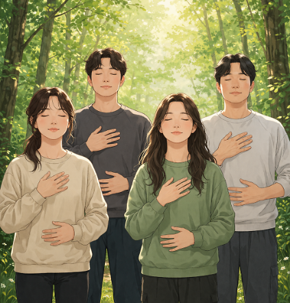 124살랑살랑 숲마실 4월 - 우장근린공원 힐링체험센터 - 산림치유 프로그램 사진