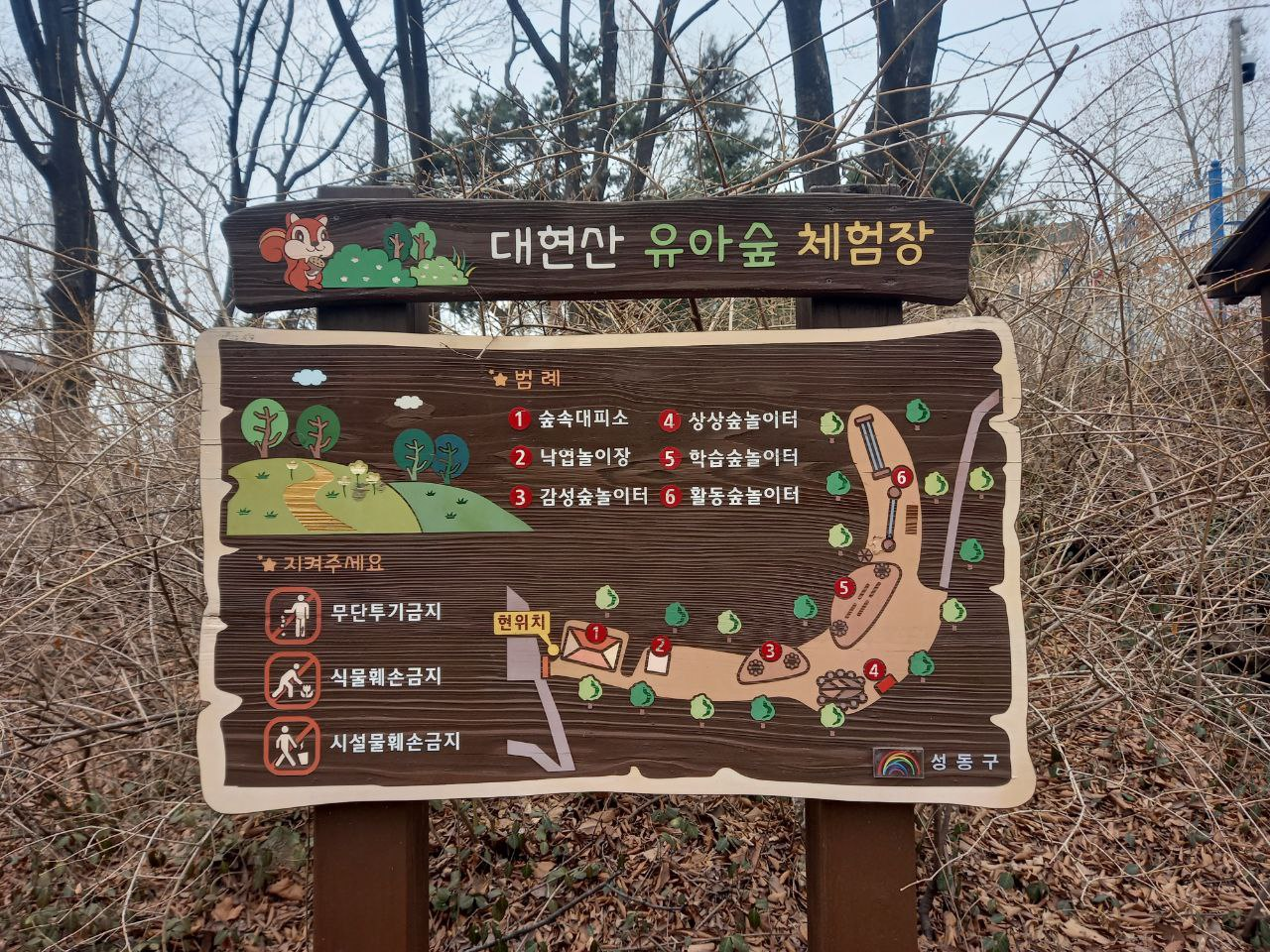 대현산유아숲체험원 수시 모집(주중/평일/오후반)