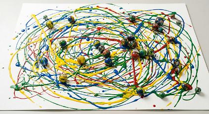 124[5월 송파 청년아티스트센터 프로그램] 데구르르 액션! 규칙에 따라 구슬로 그리는 추상화 (전연령/무료) 사진