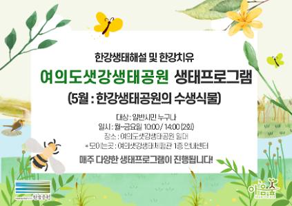 124한강생태공원의 수생식물 사진