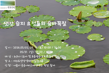 124샛강습지요정들의 숨바꼭질 사진
