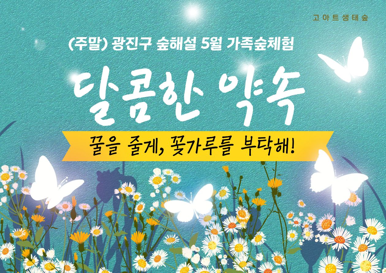 (5월)광진구숲해설-가족,성인 주말숲체험
