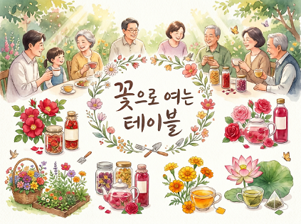 124[강감찬센터] (관악구 도시농업) (금) 꽃으로 여는 테이블 (강감찬6월) 사진