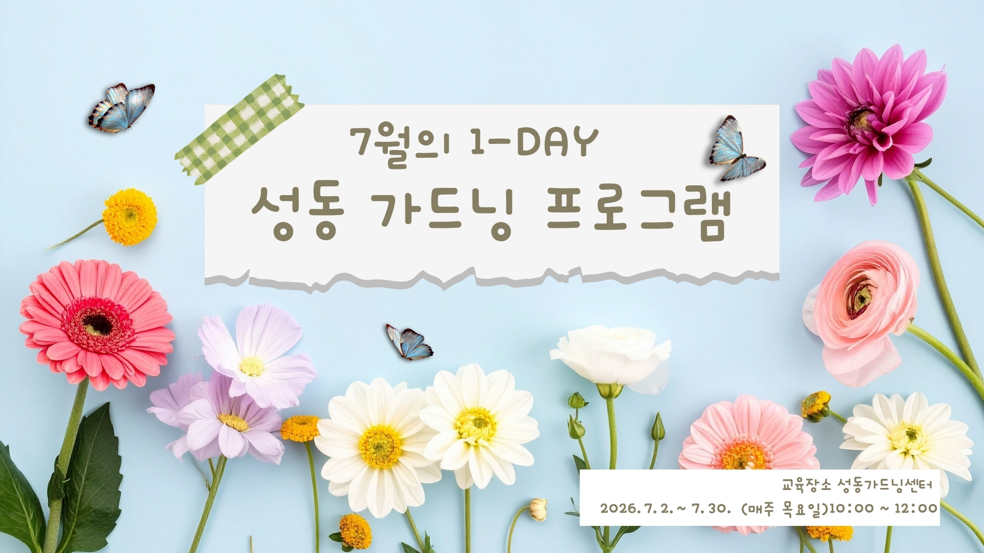성동 가드닝 프로그램-7월