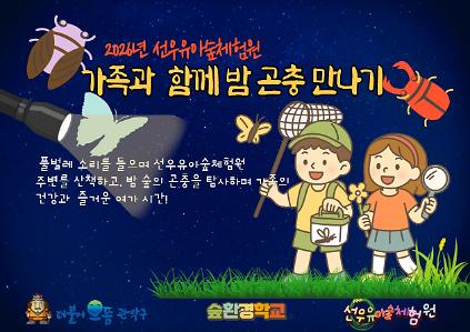 124[관악구]선우유아숲체험원 관악산 여름숲체험 가족과 함께 밤 곤충만나기. 사진
