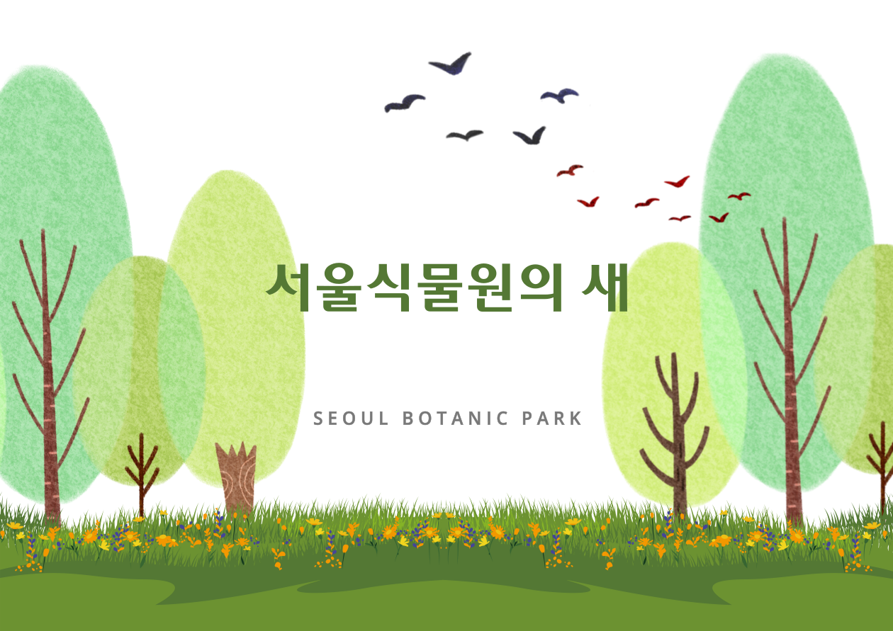 [서울식물원/생태탐방/토요일/일반/8월] 서울식물원의 새 