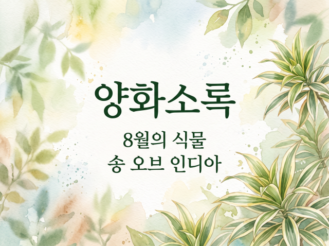 [강감찬센터] (관악구 도시농업) (일) 양화소록 (강감찬8월)
