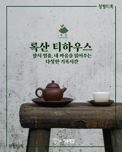 [서울청년센터 금천] 청삘티톡 <록산 티하우스> 감정 찻집 8월 참여자 모집 사진