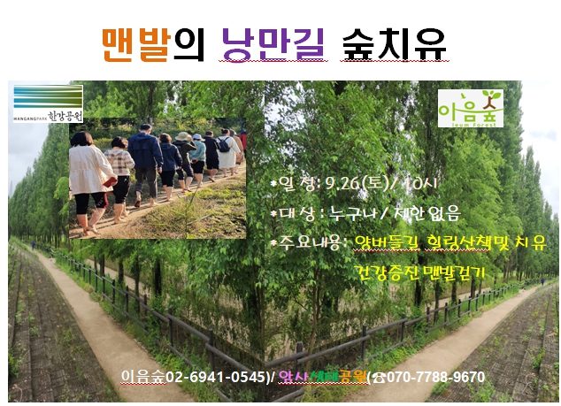 맨발의 낭만길 숲치유