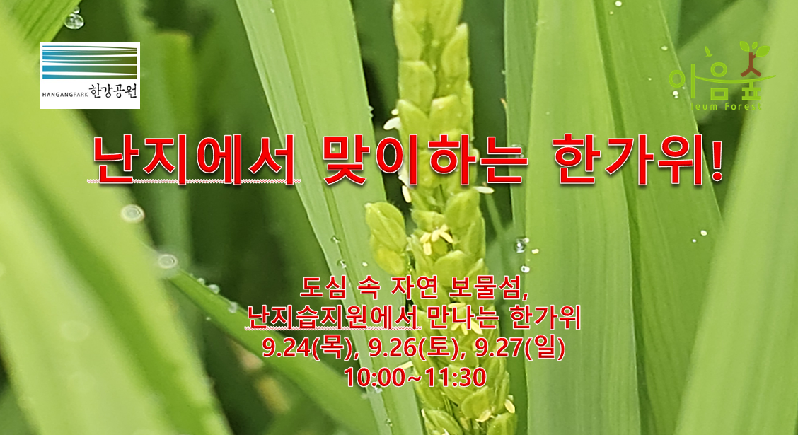(난지생태습지원/특화) 난지에서 맞이하는 한가위