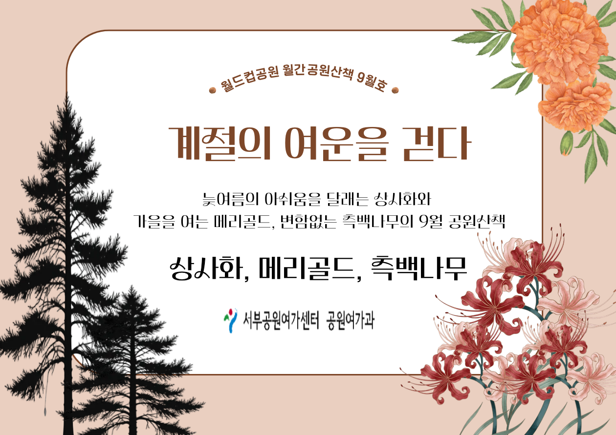 [월드컵공원] 월간 공원산책 9월호 : 계절의 여운을 걷다