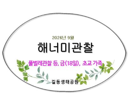2026 해너미관찰(9월) 사진