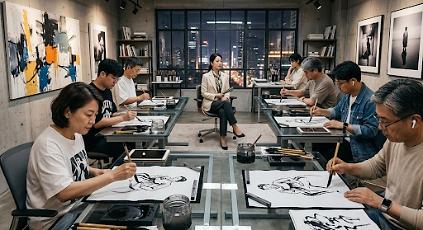 [10월 송파 청년아티스트센터 프로그램] 수묵 인물 크로키 (성인/무료) 사진
