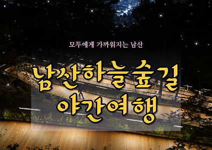 (수)남산하늘숲길 야간여행 사진