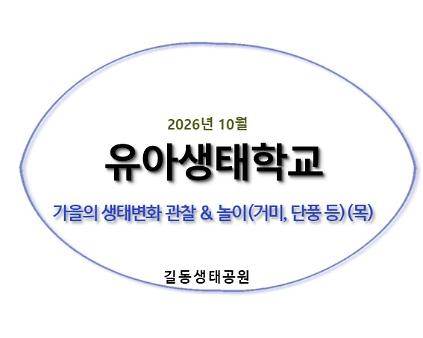 2026유아생태학교(10월,가을나들이)  사진