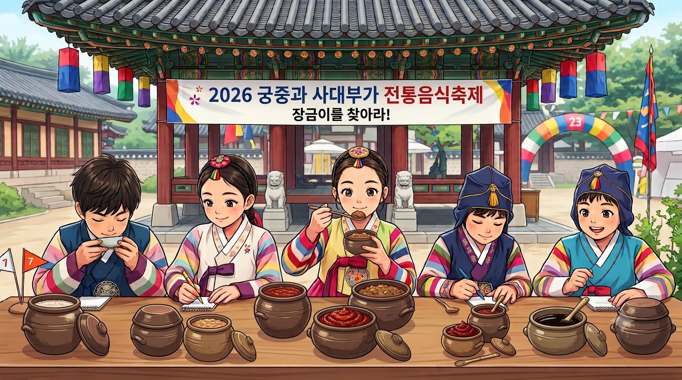 (토) 10. 24. ★2026 궁중과 사대부가 전통음식축제 [장금이를 찾아라!!]