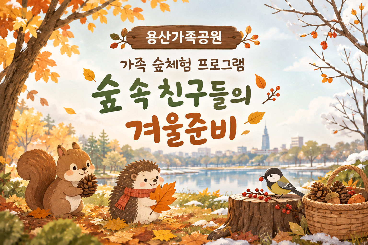(일) 숲 속 친구들의 겨울준비 (가족숲체험)
