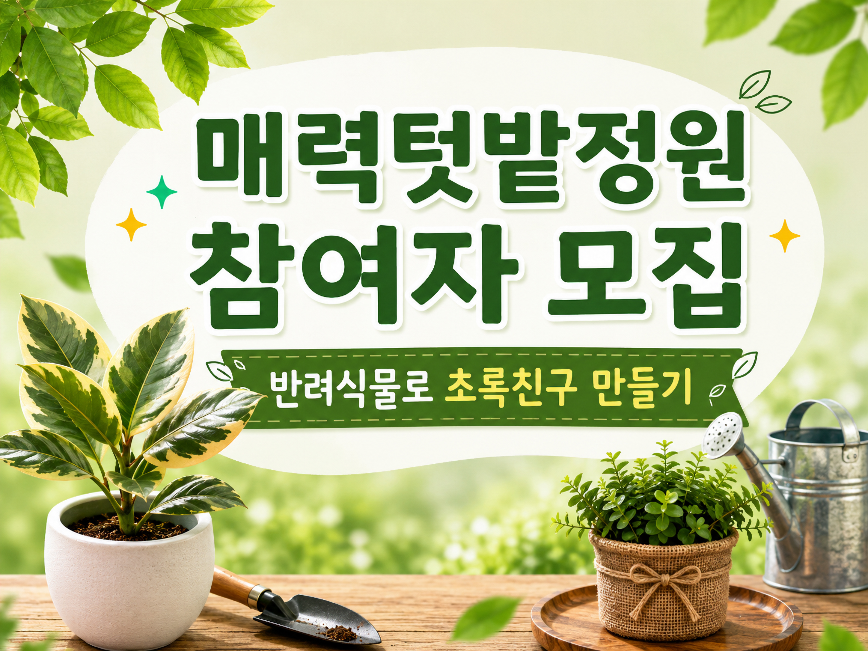 매력텃밭정원(서울국제정원박람회) 7월 ~ 8월 체험 프로그램 사진 1