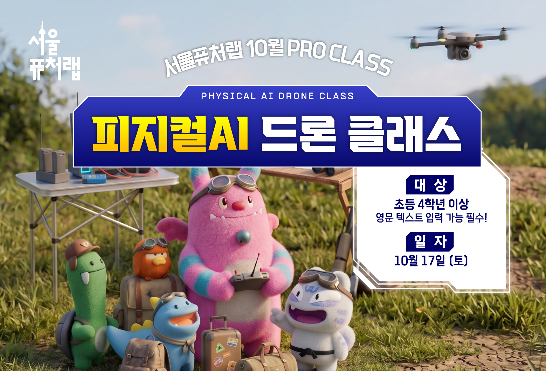 [서울퓨처랩] 10월 특강 | 피지컬 AI 드론 클래스