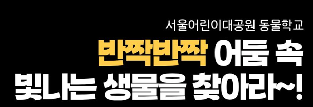 [11.1] 반짝반짝 어둠 속 빛나는 생물을 찾아라!